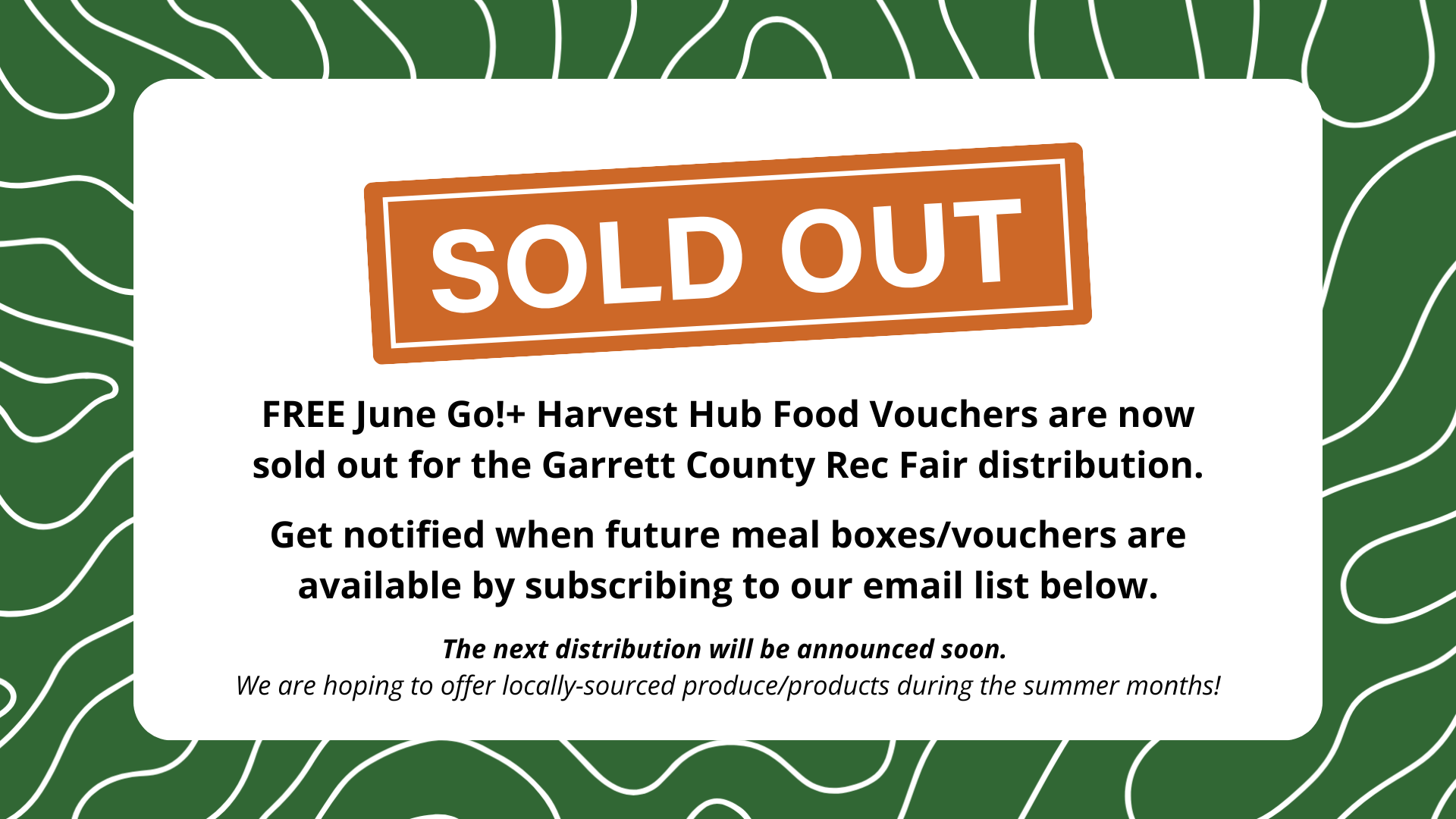 GCHD - SOLD OUT